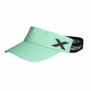 כובע ריצה מצחייה 2XU - צבע ירוק עדין