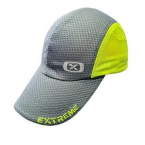 כובע ריצה EXTREME - צבע צהוב/אפור כהה
