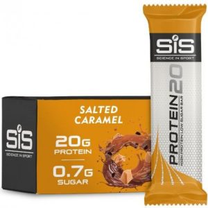 חטיפי חלבון בטעם קרמל מלוח SiS Protein