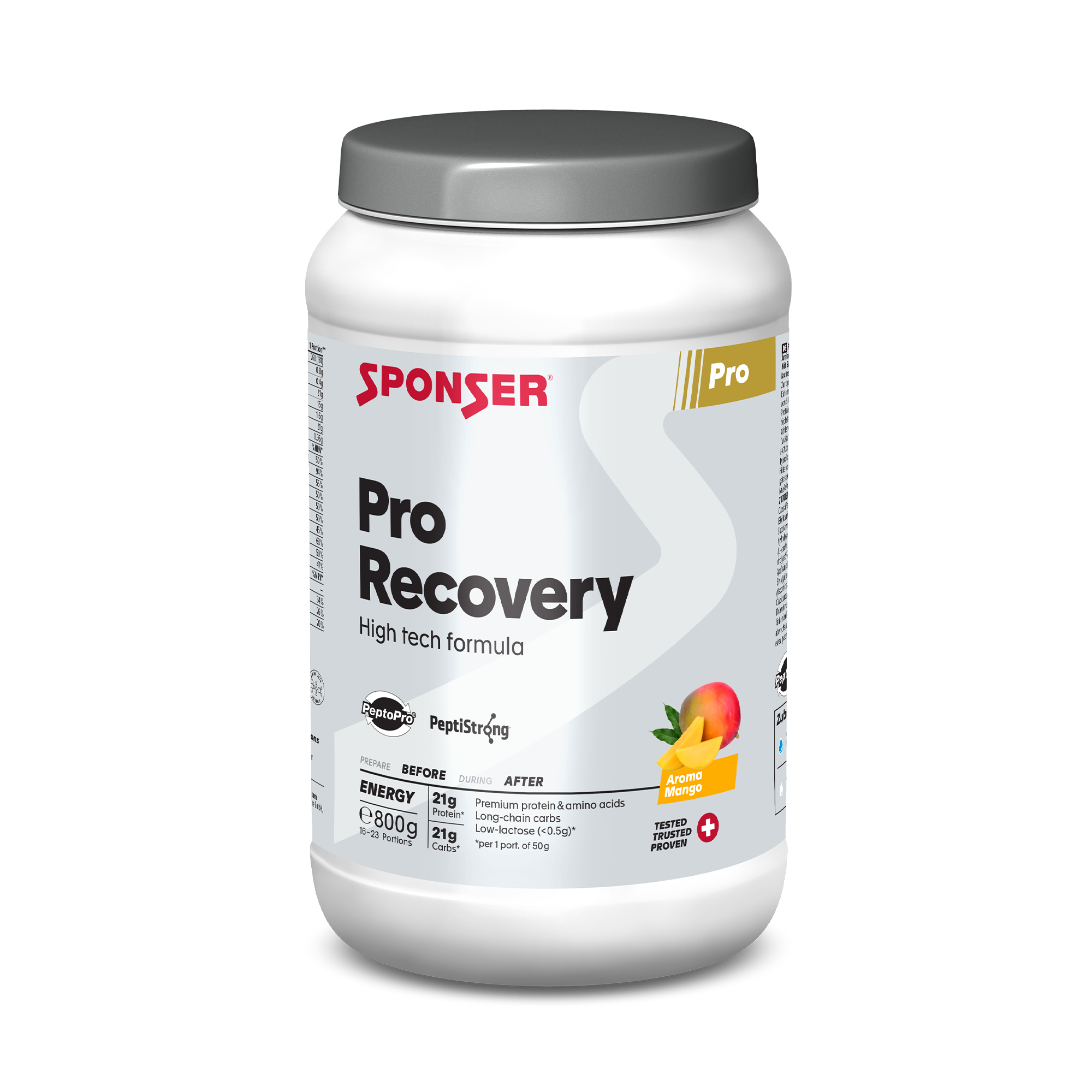 אבקת התאוששות וחלבון - Sponser - Pro Recovery