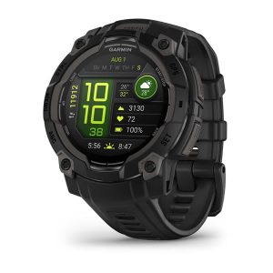 שעון ספורט חכם GARMIN Instinct 3 Amoled 45mm - Black Bezel with Black Band