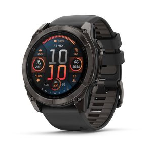 שעון ספורט חכם GARMIN fēnix 8 Pro – 51 מ"מ, AMOLED Sapphire, Carbon grey DLC titanium