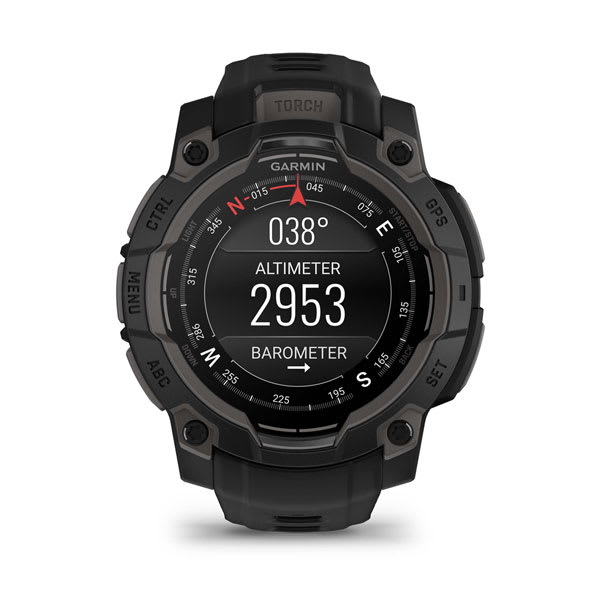 שעון ספורט חכם GARMIN Instinct 3 Amoled 45mm - Black Bezel with Black Band – תמונה 6