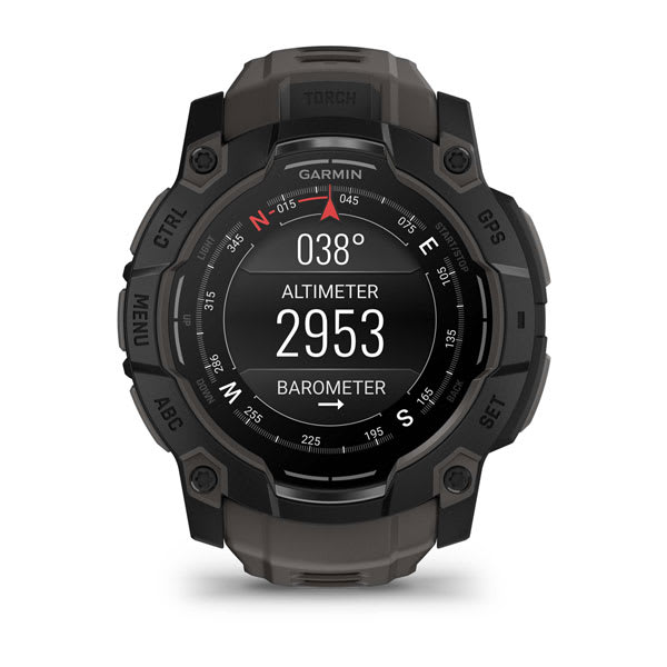 שעון ספורט חכם GARMIN Instinct® 3 AMOLED 50mm שחור עם רצועה אפחה – תמונה 6